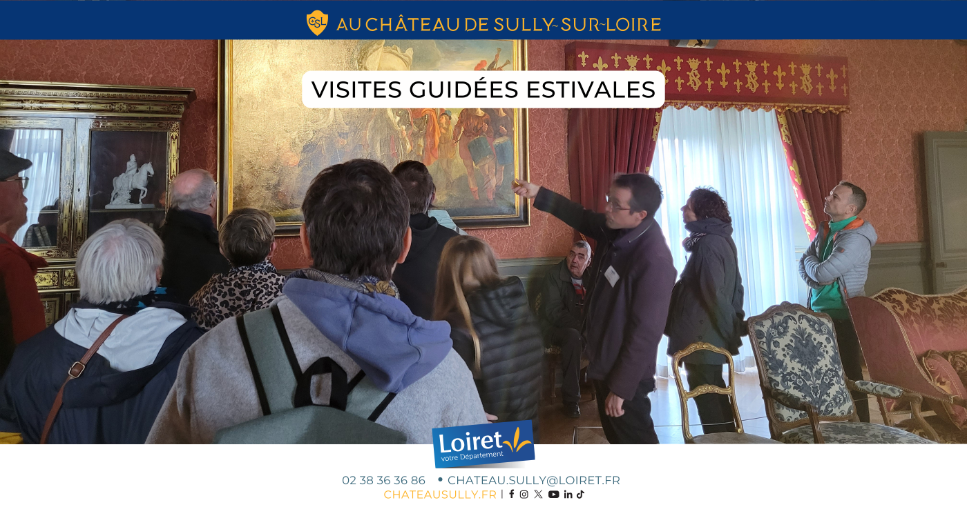 Visites guidées estivales, tous les jours